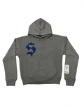 Signature Rhinestone Hoodie (Grey)