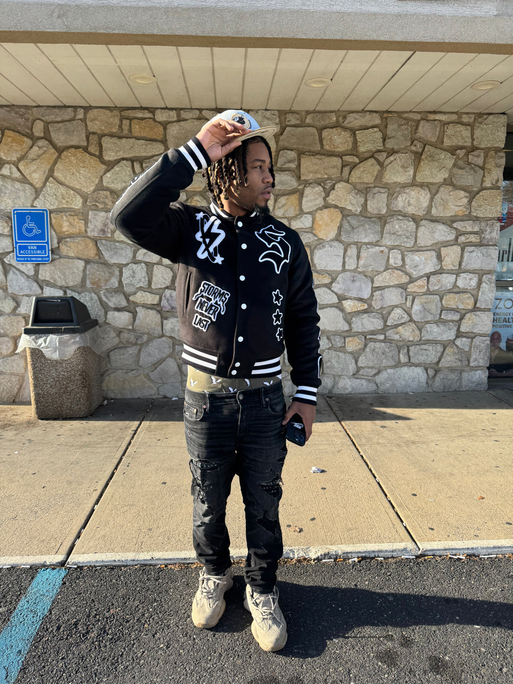 Storms Never Last Varsity Jacket