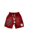 Rhinestone Shorts (Red)