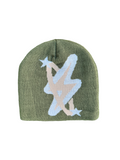 Green/Tan Beanie